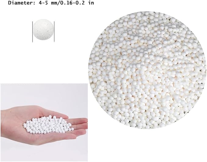 200 Gram Humidifier Cleaner Refill Replacement Nano Silver Ceramic Cleaning Ball for Humidifiers Demineralization Cartridge Containers Filters Fish Tank Purifies Water Eliminates Dust Odor - Image 2