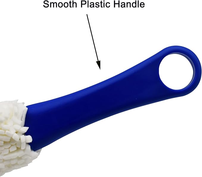Maydahui 2 PCS Wine Bottle Flexible Cleaning Brush for Wine Decanters Goblets Cups Glassware (1 Short +1 Long) - Image 5