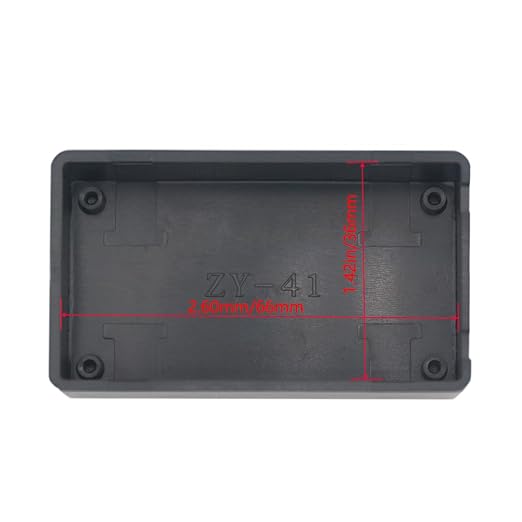 Zulkit 5Pcs Project Boxes ABS Plastic Electrical Project Case Power Junction Box Black 2.8 x 1.7 x 0.91 Inch (72 x 42 x 23mm) - Image 6