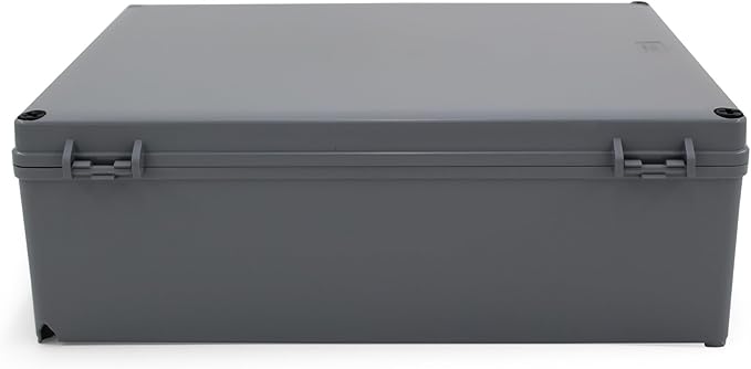 Co. Weather & Dust Proof PS Plastic Junction Conduit Box (1, 12" x 8" x 4") - Image 2