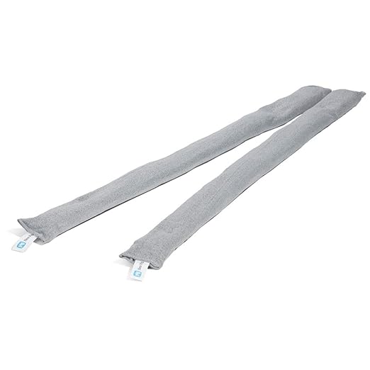 PIG Dryer-Safe Reusable Water Absorbent Sock - 2 Pack - 3" x 38" - Absorbs Up to 34 oz per Sock - Gray - PM50672 - Image 11