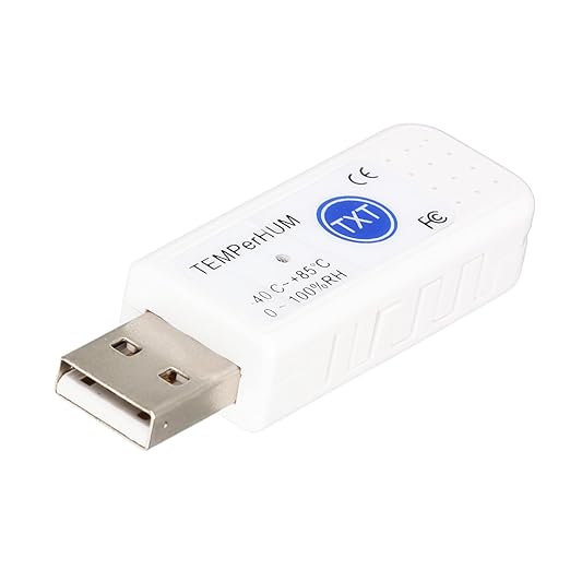 Computer USB Thermometer Data Logger, Plug and Play PC Software for Logging Temperature with Email Alarm, for Temperature and Humidity Data - Image 5