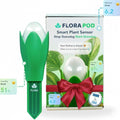 Flora Pod AI-Powered Smart Plant Monitor | for Indoor or Outdoor Plants | Personalized Alerts for Moisture, Temperature, Humidity, and Light by Flora