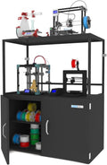 300L 3D Printer Filament Storage Cabinet with Dehumidifier | Industrial Sealed Dehumidifying Cabinet Holds 160 Rolls -Compatible with PLA/ABS/TPU (300L Black) by RJOKMT