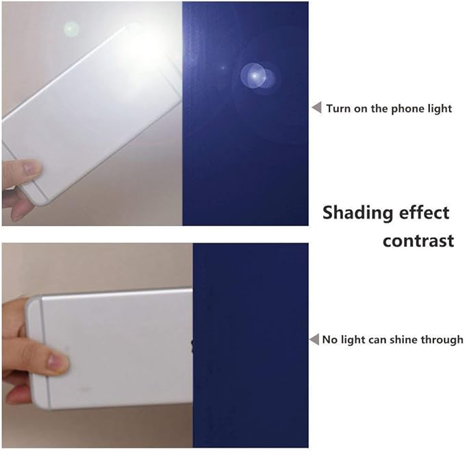 NICETOWN Total Shade Curtains and Draperies, Royal Blue, Package of 2, 62 inches Wide x 95 inches, LongHeavy-Duty Full Light Shading Drapes with Black Liner Backing for Villa/Hall/Dorm Window - Image 3
