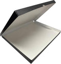 Lineco Folio Storage Box, Clamshell Design with Metal Edge. 18.5x24.5x1.75, Archival Boxboard, Organize and Preserve Photos, Prints, Cards, Magazines, Documents, Art, Ephemera, Family Records, Black by Lineco