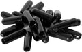20 PCS Black Round Vinyl Rubber End Caps Kits, Flexible Screw Thread Protectors Safety Cover for Metal Tubing Rod Bolt, 5.5mm (11/50 inch) by Zinkebol