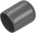 uxcell 20pcs Rubber End Caps 16mm ID Vinyl PVC Round Tube Bolt Cap Cover Screw Thread Protectors Dark Grey by uxcell