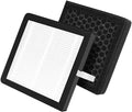 H13 Air Purifier Replacement Filter, 3-In-1 High-Efficiency Activated Carbon Air Filters Compatible with Dehumidifier Air Purifier Q7 Q8 Q9 2 Pack by Unknown