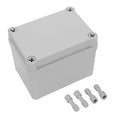 LeMotech Junction Box IP67 Waterproof Dustproof ABS Plastic Project Box for Electrical Outdoor Enclosure Gray 4.3 x 3.1 x 3.3 inch (110 x 80 x 85 mm) by LeMotech
