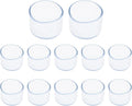 Round Chair Leg Caps,PVC Furniture Feet Covers,TTZEZE Transparent Round Floor Protectors,Clear Table Feet Covers Preventing Plastic Chair Leg Covers Scratches and Noise 32mm/1.26'', 12 by TTZEZE