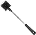 Long Bottle Brush, 15.15 in Bendable Cleaner Brushes for Cleaning Neck Beer Bottles, Wine, Baby Bottles, Water Bottles, Tumblers, Flask, Bird Feeder, Vase, Pipes and Brewing Supplies Black/1Pack by Haomaomao