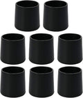 uxcell PVC Leg Cap Tip Cup Feet Cover 20mm 0.79" Inner Dia 8pcs Floor Protector Moisture Resistant for Furniture Chair Desk by uxcell