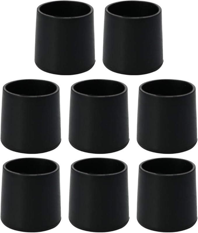 uxcell PVC Leg Cap Tip Cup Feet Cover 20mm 0.79" Inner Dia 8pcs Floor Protector Moisture Resistant for Furniture Chair Desk by uxcell