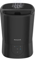 Honeywell Easy-to-Care Filter Free Warm Mist Humidifier, Medium Rooms, 1.5 Gallon Tank – Humidistat for Bedroom, Home or Office Black by HoneywellPluggedIn