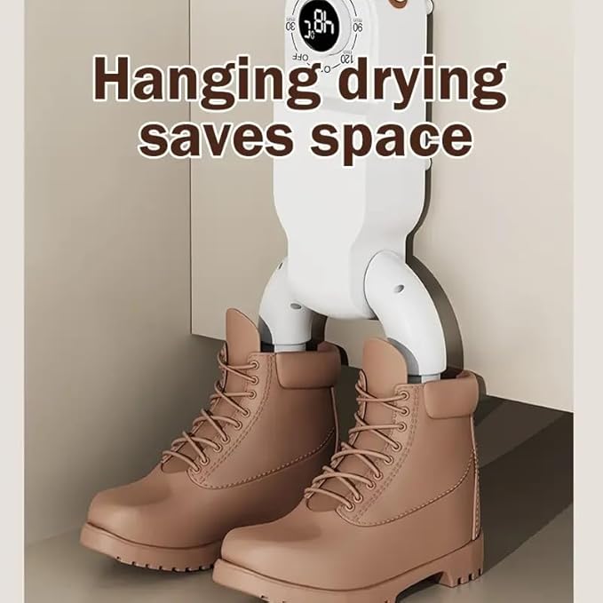 Shoe Dyer, Portable Electric Shoes Boots Glove Dryer and Warmer with Folding and Drying Adjustable Rack, Rapid Heating And Rapid Drying Multi-shoe Universal, Intelligent Timer and Constant Temperature - Image 6