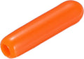uxcell 20pcs Rubber End Caps 2mm(1/16") ID Vinyl PVC Round Tube Bolt Cap Cover Screw Thread Protectors,Orange by uxcell