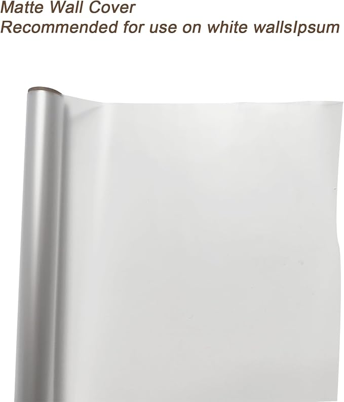 Wall Protector Clear Contact Paper Electrostatic Absorption Wall Protective Film Removable Walls Covering Oil Proof Waterproof Back Splash Protectors (C-Matte Wall Cover, 17.73INx394IN) - Image 8