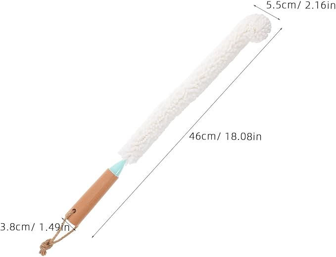 Bendable Bottle Cleaner: Long Foam Brush Cleaning Tool for Vases Decanters Wine Bottles Tall Glassware Wine Goblets Martini Glass Humidifiers 46cm/18.11'' - Image 7