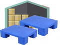 LNNW Stackable Plastic pallets, Warehouse Moisture Barrier, Indoor Outdoor Supermarket Waterproof Storage Goods Racks Floor Pallets for Garage Supermarket Basement by Unknown