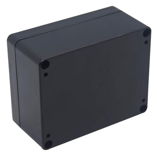 Junction box, Raculety Electrical Project Case Power Junction Box, Project Box Black (4.53"x3.54"x2.17") - Image 7