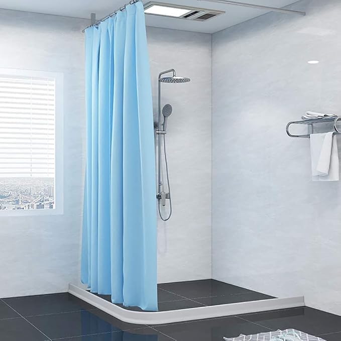 Duzzy 67 Inch Collapsible Shower Water Dam Shower Stopper Barrier and Retention System and Keeps Water Inside Threshold Dry and Wet Separation Suitable for Bathroom and Kitchen - Image 8