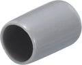 uxcell 20pcs Rubber End Caps 12mm(1/2") ID Vinyl PVC Round Tube Bolt Cap Cover Screw Thread Protectors Grey by uxcell