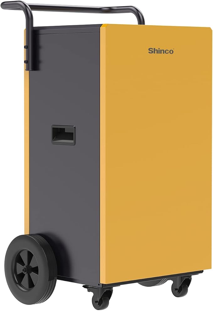 Shinco Commercial Dehumidifiers with Pump, 200 Pints Industrial Dehumidifier for Crawl Spaces, Basements Warehouse and Large Spaces up to 8,000 Sq Ft by ShincoAirConditionerDehumidifier