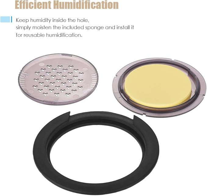 Heysland 3 in 1 Guitar Humidifier Moisture Reservoir Dehumidifier Acoustic Guitar Sound Hole Cover for Diameter 100 to103mm Soundhole - Image 5