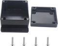 Project Box, Project Boxes Plastic Electric Project Case Junction Box Power Case for Electronic Project with Fixed Ear 4.7 x 4.7 x 3 inch (120x120x75mm) by Otdorpatio