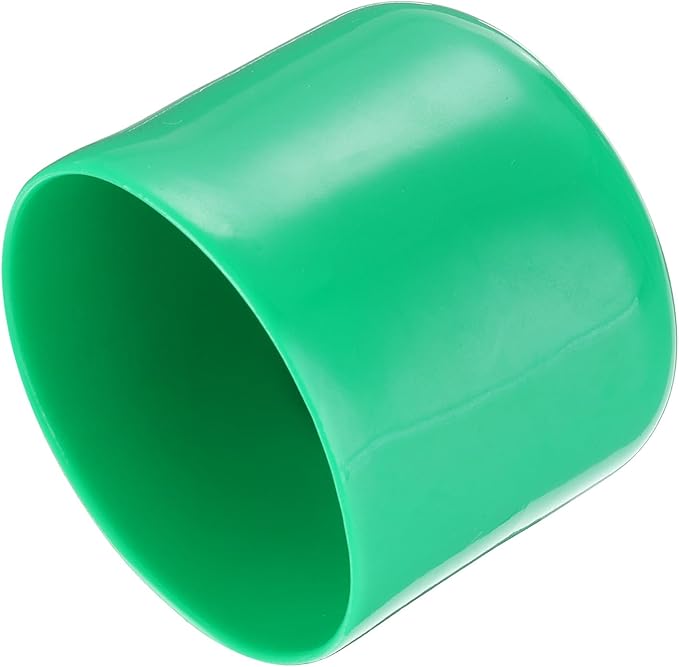 uxcell 20pcs Rubber End Caps 50mm(2 Inch) ID Vinyl PVC Round Tube Bolt Cap Cover Screw Thread Protectors Dark Green by uxcell