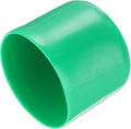 uxcell 20pcs Rubber End Caps 50mm(2 Inch) ID Vinyl PVC Round Tube Bolt Cap Cover Screw Thread Protectors Dark Green by uxcell