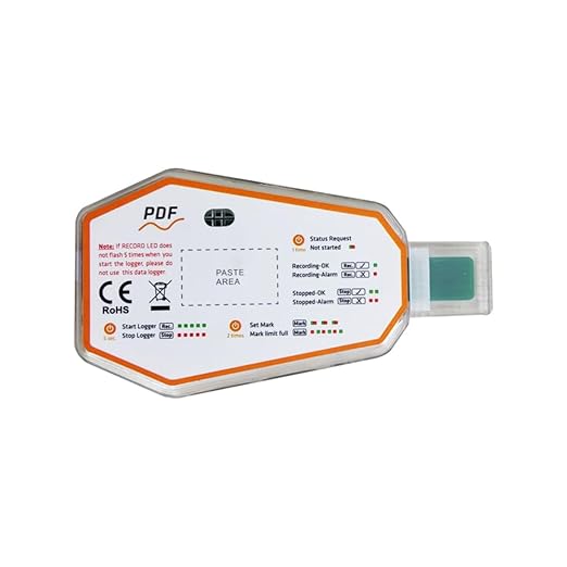 (Pack of 5) Thermal Mapping Area Mapping Single Use Temperature and Humidity Data Logger (Range: -30°C to 70°C) for Pharmaceuticals,Critical Transportation | Model: Elitech LogEt 1 TH - Image 3