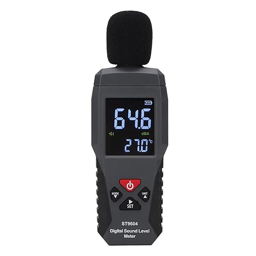 Digital Sound Level Meter Decibel Meter 30-130dBA Noise Measurement Device for Accurate Noise Monitoring in Home Office Industrial Environments by Walfront