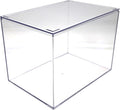 4 Clear Acrylic Boxes with Lid, 12.5"L x 8.5"W x 8.5"H, Made in USA, Clear Display Case for Sports Memorabilia, Diorama Box or Plastic Box for Collectibles by GaryPlasticPackaging