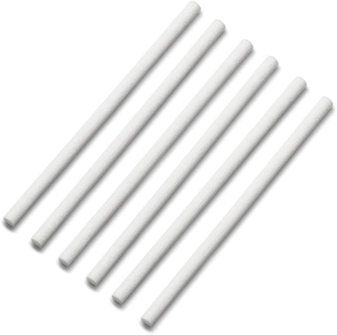 6-Pack Cotton Humidifier Filter,Replacement Wicks, Refill Sponges for Ultrasonic Mister | Purifies Water, Eliminates White Dust, Extends the Life of Humidifier for (B07VP4Q28F and B07Y1QYJVV) by OURRY
