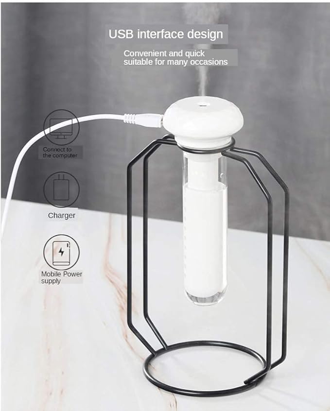 USB Cool Mist Humidifier-Portable Mini Air Humidifier for Bedroom Desk Car Travel Office Baby With Adjustable Length - Image 7