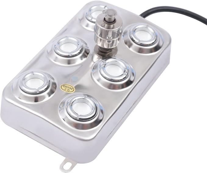 YIYIBYUS Ultrasonic Mist Maker 6 Head Mister Foggers Rockery Pool Water Landscape Atomizing Board Fog Machine Water Fountain Pond Aquarium Square Atomizer Air Humidifier - Image 6