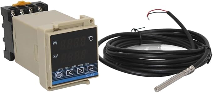 Digital Temperature and Humidity Controller with Sensor Type Panel Thermostat Hygrometer 1Pcs(6) - Image 2