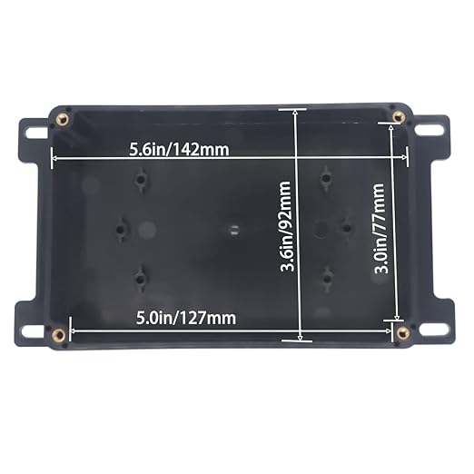 Watertight Junction Box, IP67 Waterproof Project Box Durable ABS Plastic Electronic Enclosure Case for DIY Electrical Project with Wall Fixed Ear 5.91" x 3.94" x 1.73"(150 x 100 x 44 mm) - Image 5