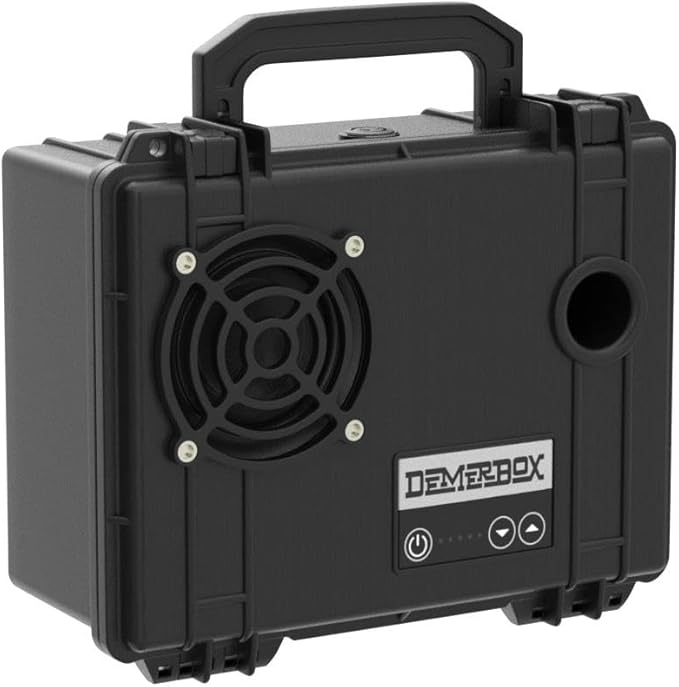 DemerBox:Waterproof, Portable, and Rugged Outdoor Bluetooth Speakers. Loud Sound,40+ hr Battery Life, Dry Box + USB Charging,Multi-Pairing Party Mode. Built to Last + Fully Serviceable (Black,DB1) - Image 4