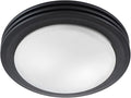 Good Housekeeping 90054z Yorkshire Decorative Bathroom Ventilation Exhaust Fan and Light, Medium, Matte Black by GoodHousekeeping