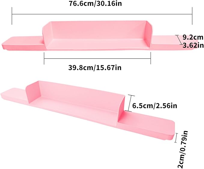 Silicone Splashing Guard with 7 Suction Cups for Bath Time Water Barrier Bathroom Organizers - Image 4