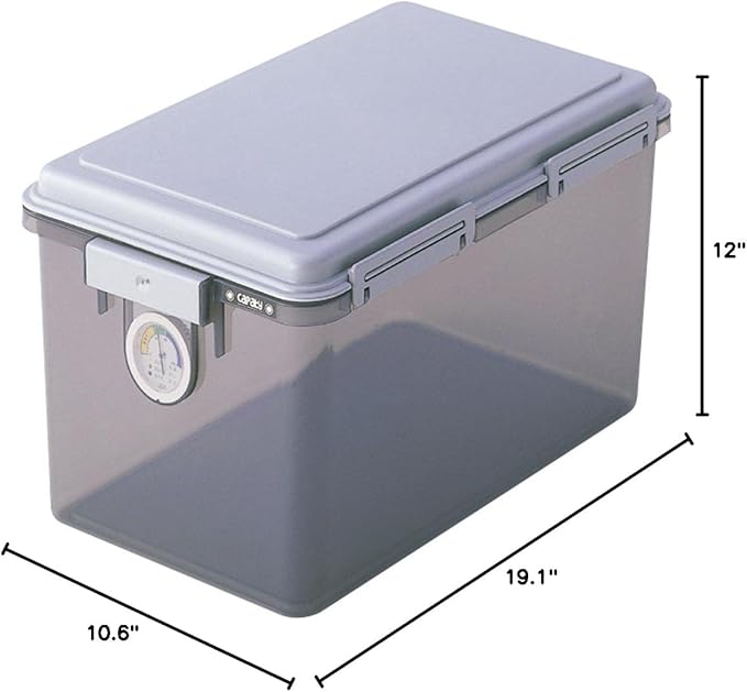 Nakabayashi 97025 Capacati Dry Box, Moisture-proof Box, 6.5 gal (27 L) Gray - Image 6