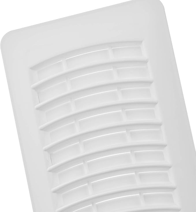 Imperial RG1458 Louvered Plastic Floor Register, 4 x12-Inch, White, 5-Pack - Image 3