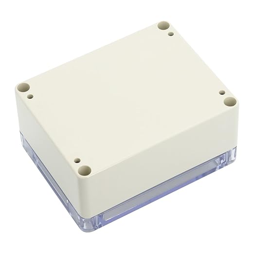 LeMotech ABS Plastic Junction Box, Dustproof Waterproof IP65 Electrical Box - Universal Project Enclosure Grey, with PC Transparent/Clear Cover 4.53 x 3.54 x 2.16 inch (115 x 90 x 55 mm) - Image 3