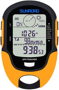 Digital Altimeter Portable Compass with Weather Forecast Multi Function Altimeter Barometer for Hiking, Camping, RVs and Outdoor Activities by AMTAST