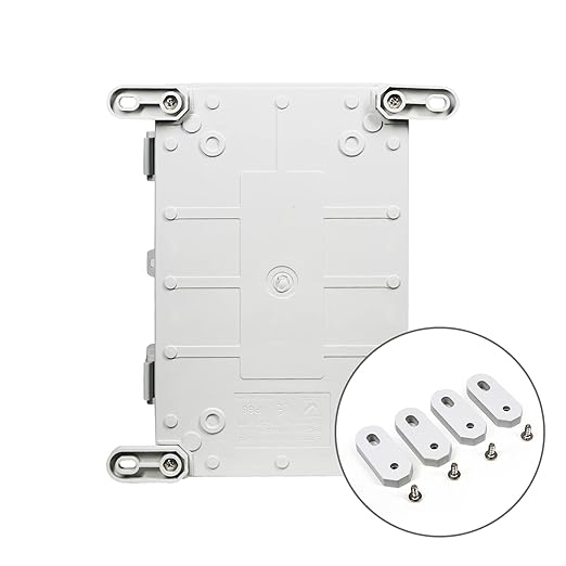 Sunnyglade ABS Plastic Dustproof Waterproof IP65 Junction Box Universal Durable Electrical Project Enclosure with Lock (11.8"x7.8"x6.7") - Image 3