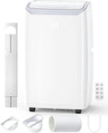 12,000 BTU Portable AC Units for Rooms, 3-In-1 Portable Air Conditioner Up to 550 Sq.Ft(Approx.) | Remote, LED Display, 24H Timer | Includes Window Kit & Extendable Hose, White-3032 by Unknown