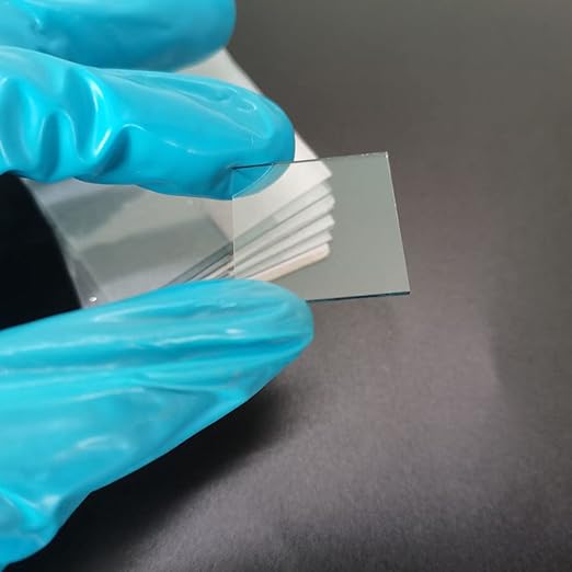 ITO Coated Conductive Glass Cover Slides superconducting Low Resistance ≤1ohm/sq (25×25, 20pcs) - Image 3